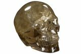 Carved, Smoky Quartz Crystal Skull #118112-2